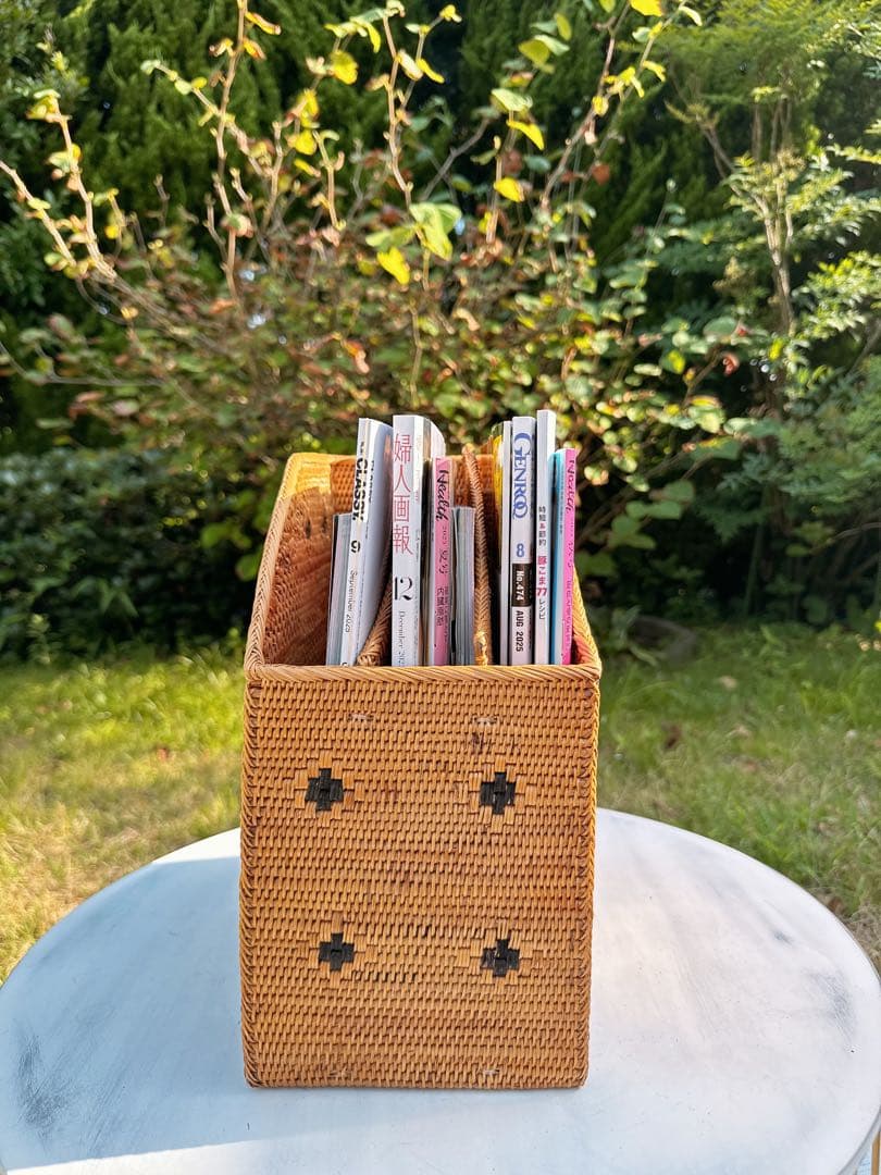 【新品】アタ ブック ファイル スタンド 本立て アタ雑貨 バリ島 アタ小物