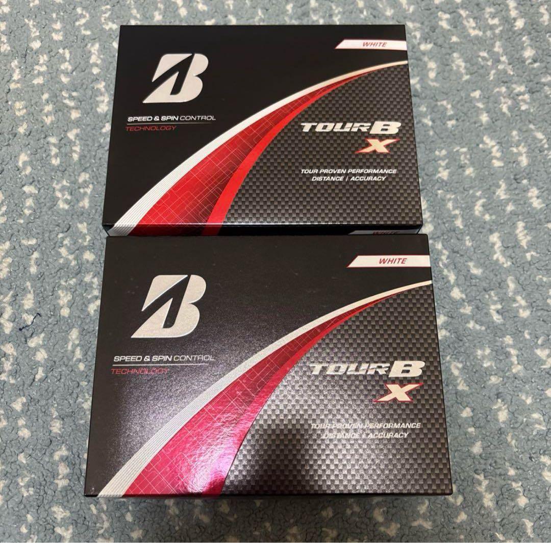 新品2ダース ブリヂストン ゴルフボール TOURB X WHITHE