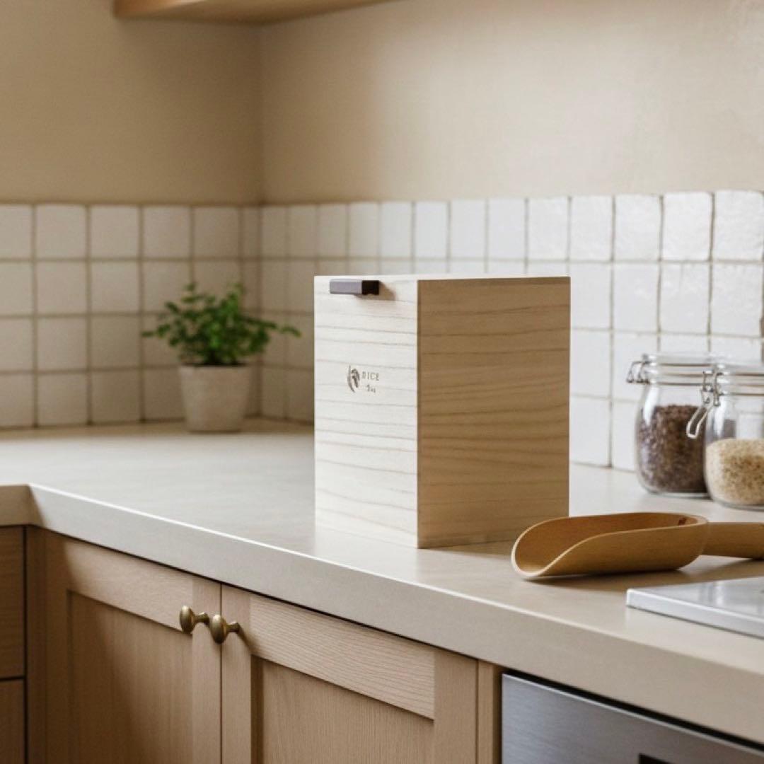 桐の米びつ 5kgサイズ　新米を美味しく保存♪