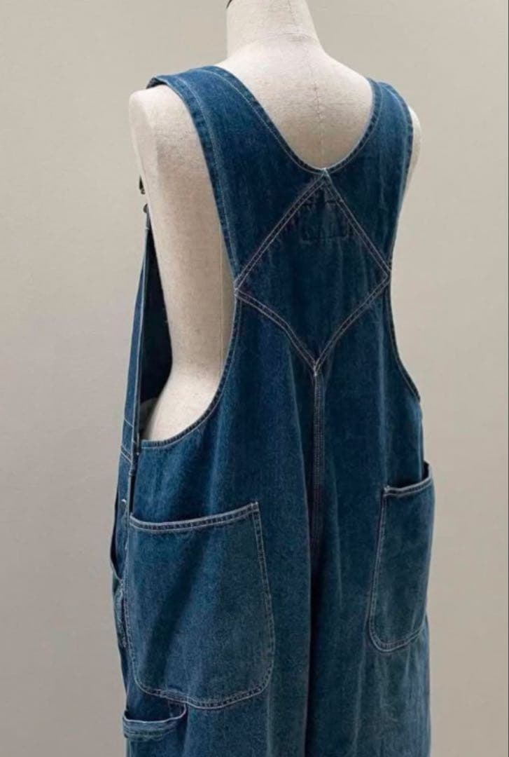 サロペット・オーバーオール・オールインワン ARGUE OVERSIZED LADY OVERALL DENIM