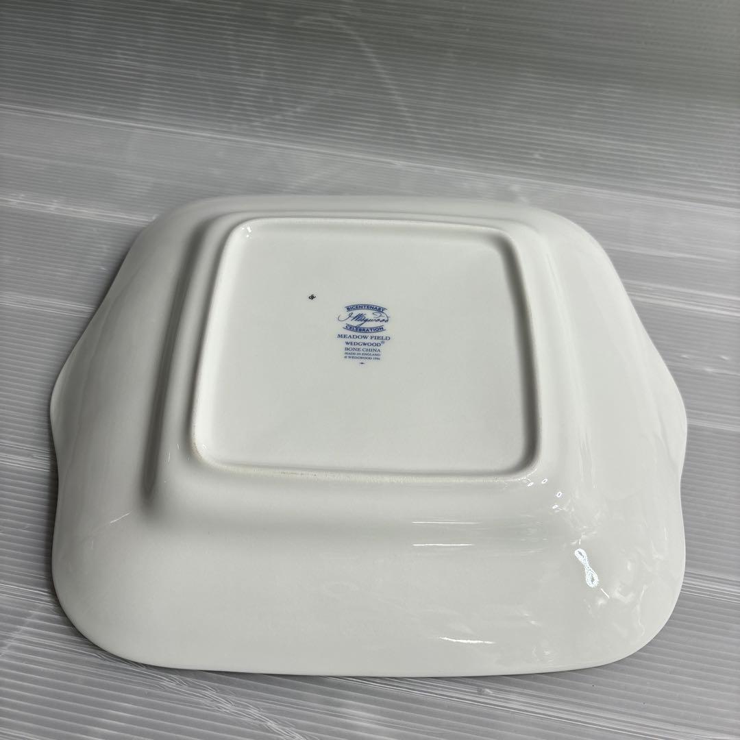  MEADOW FIELD コーヒーカップ2客　四角皿