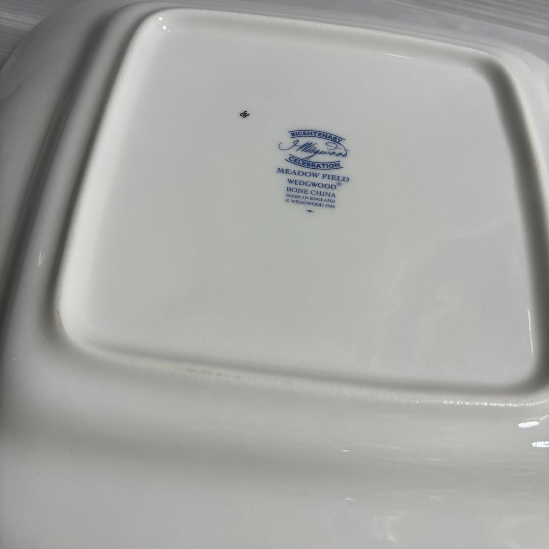  MEADOW FIELD コーヒーカップ2客　四角皿