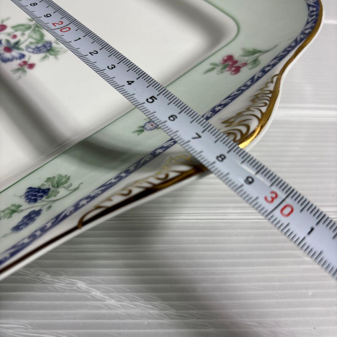  MEADOW FIELD コーヒーカップ2客　四角皿