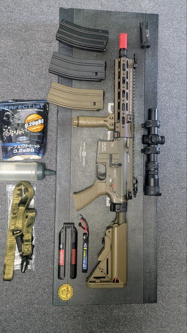 HK416D デルタカスタム　次世代電動ガン 　スコープセット