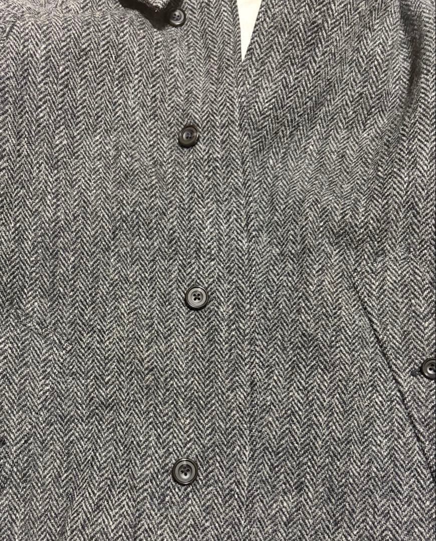 ビームス プラス Bal Collar Coat Harris Tweed