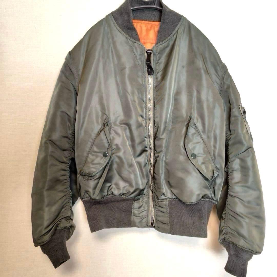 希少 ALPHA MA-1 フライトジャケットM 80's-90's USA製
