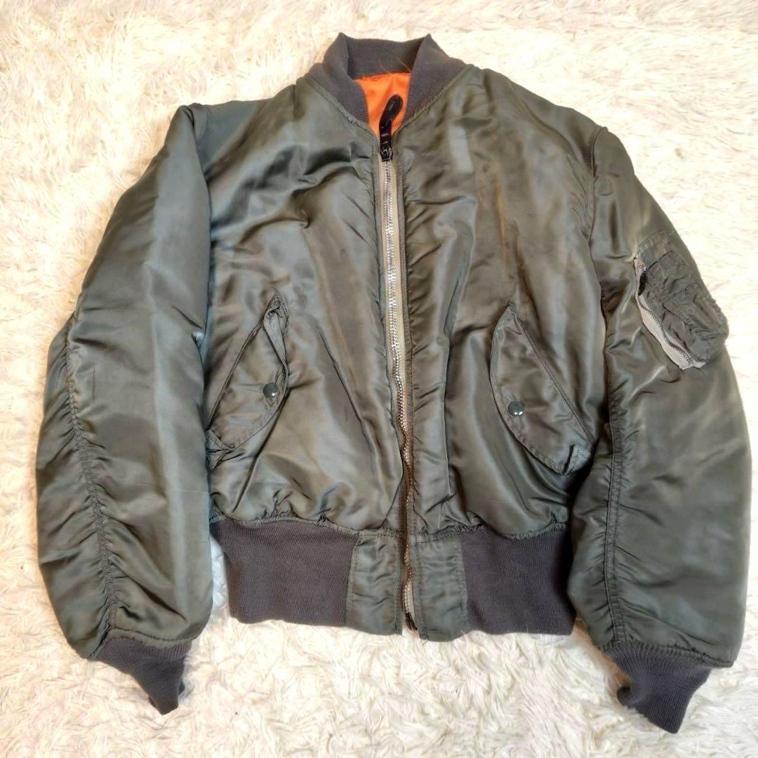 希少 ALPHA MA-1 フライトジャケットM 80's-90's USA製