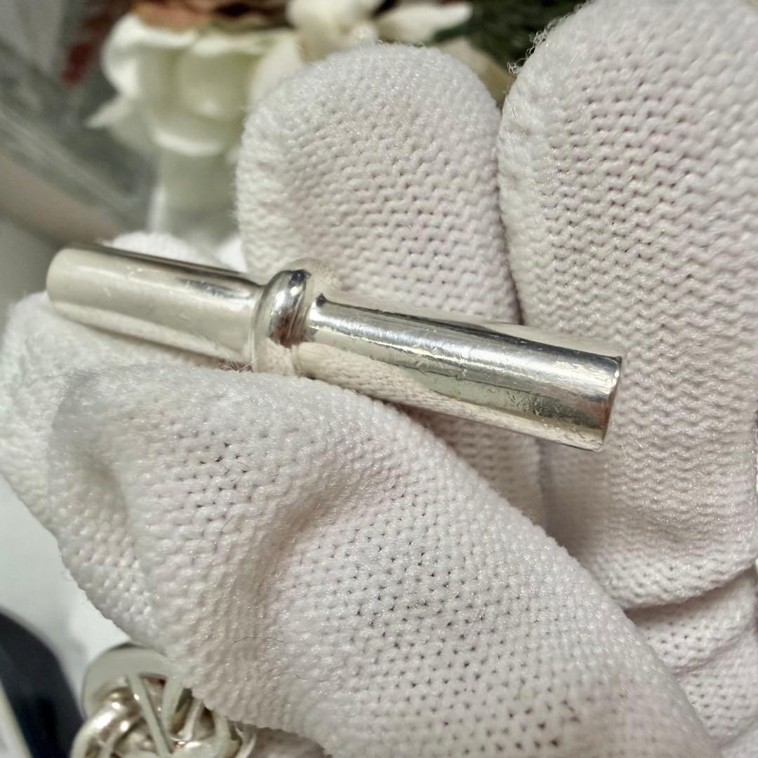 HERMES エルメス シェーヌダンクル 925 ブレスレット GM 12コマ