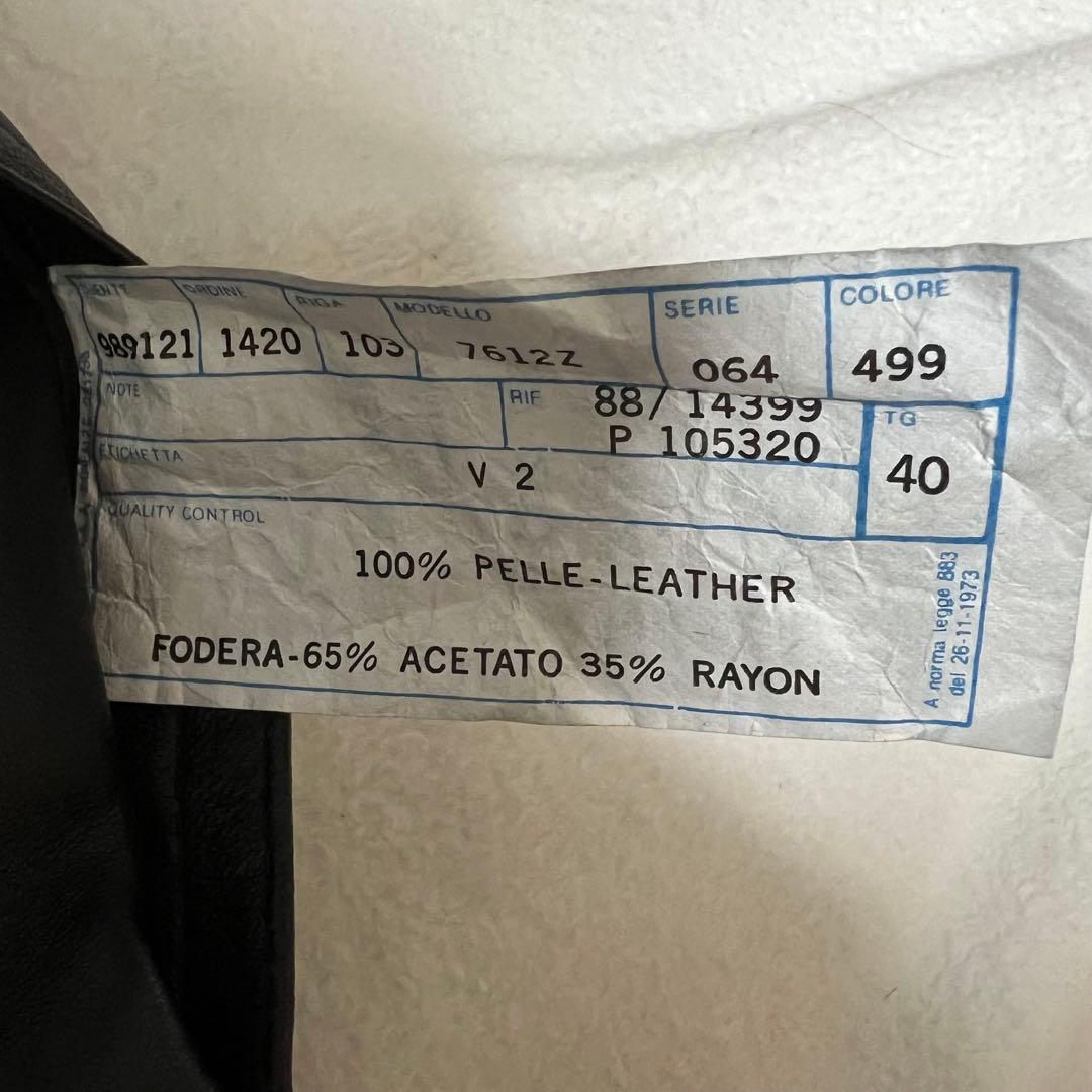 VERSACE ヴェルサーチ レザー 本革 ロングコート