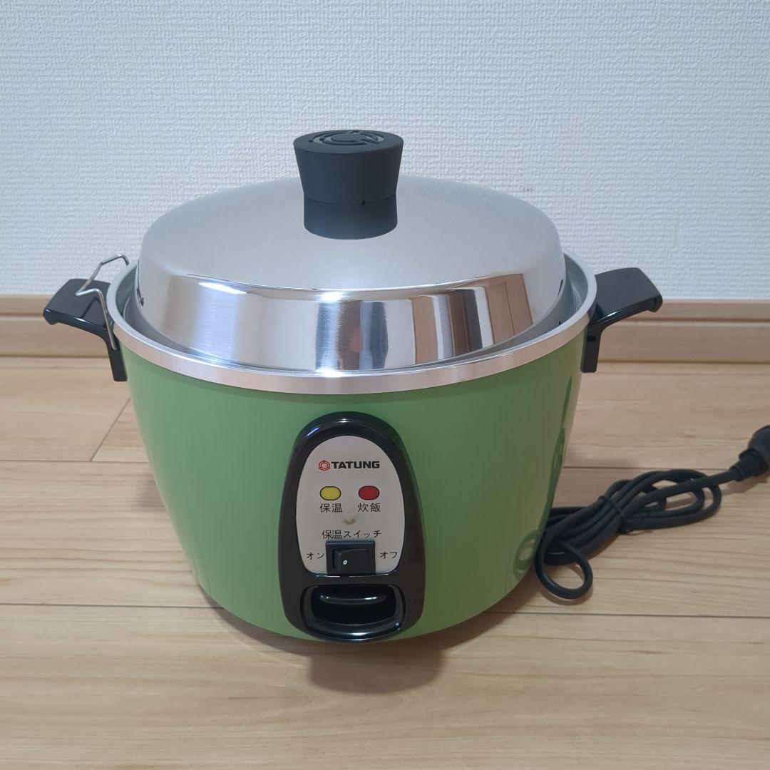 匿名翌日発送！TATUNG 大同電鍋 グリーン Mサイズ