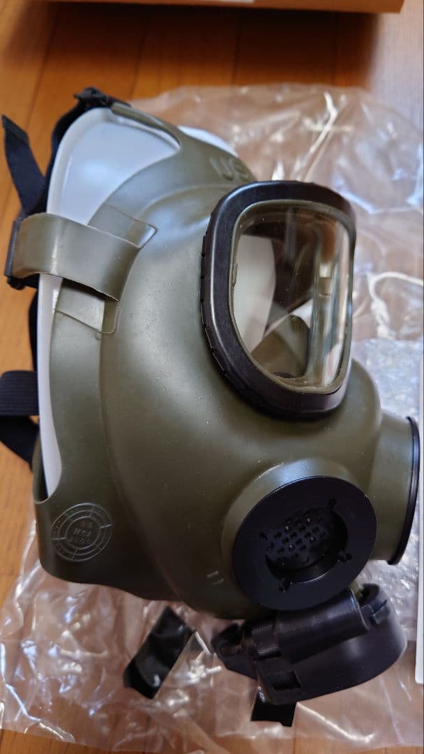 米軍M40ガスマスク 実物 未使用品 ダンボール箱入りセット