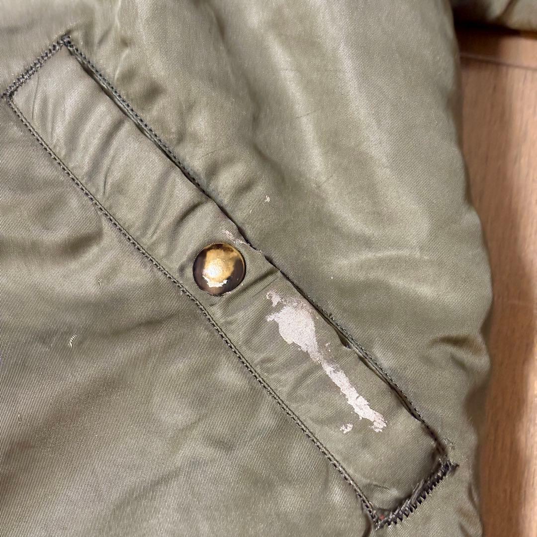 60s 実物 米軍 MA-1 ALPHA社製 1964年 CC クラウンジッパー