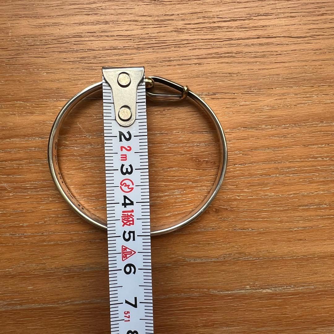 箱付ジョージジェンセン TORUN バングル 18K × シルバー925 XS