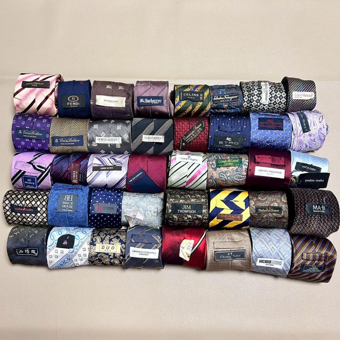 ネクタイセット　40本セット　ヴィトンネクタイ　ヴィトン　メンズ　ビジネス