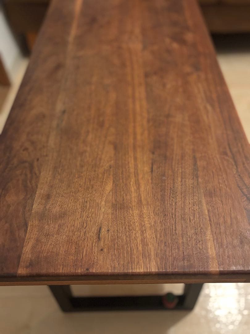 関家具　ログレス2 ダークブラウン木製センターテーブル