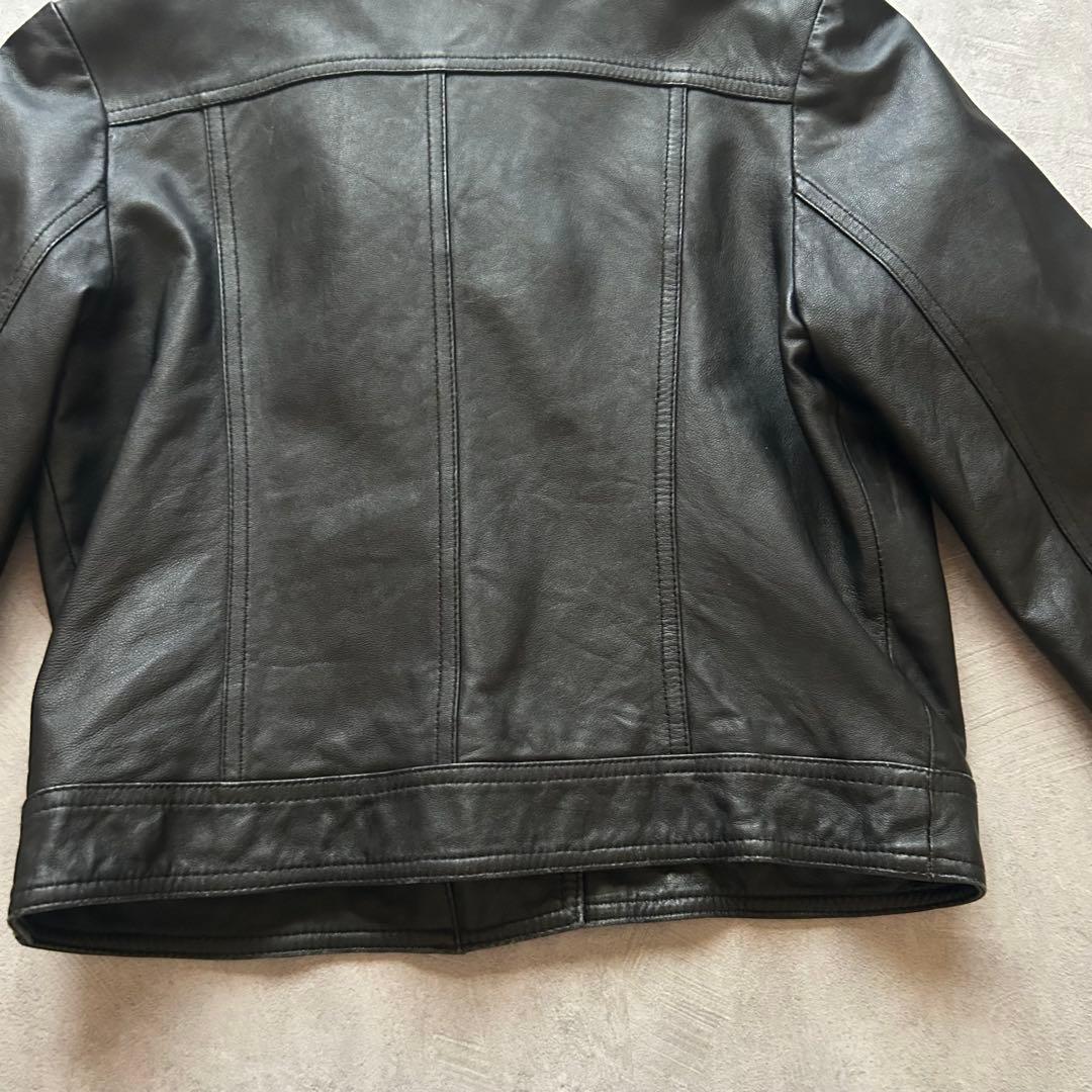 ジャケット・アウター grunge riders leather jacket y2k black