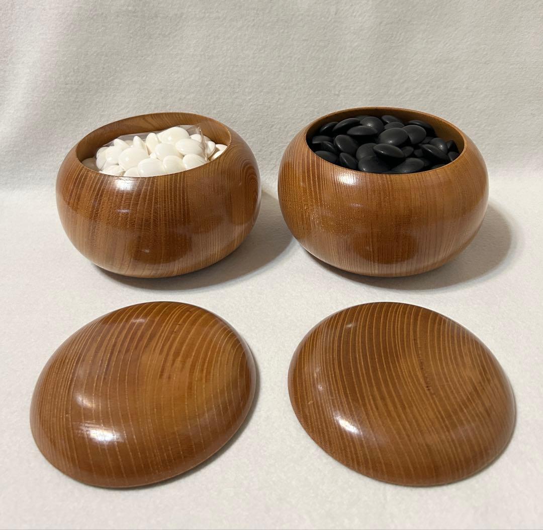 囲碁 碁石 蛤 那智黒 34号 碁笥