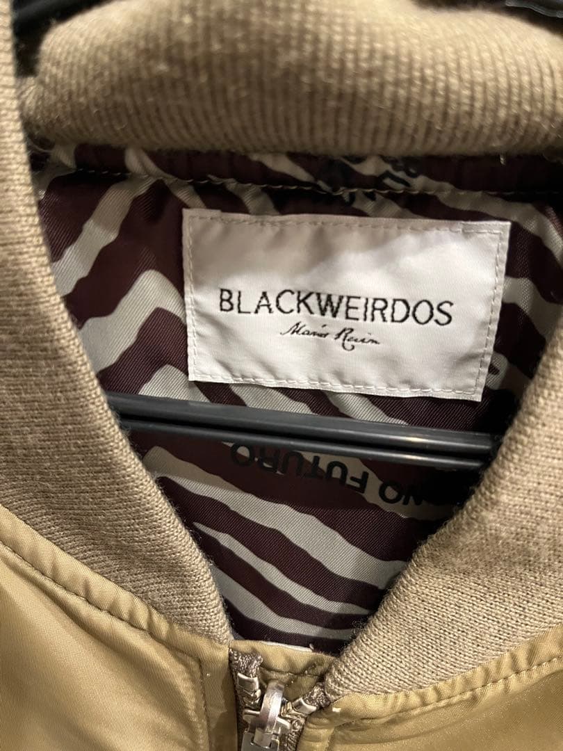 BLACKWEIRDOS ブラックウィドウ MA-1 フライトジャケット