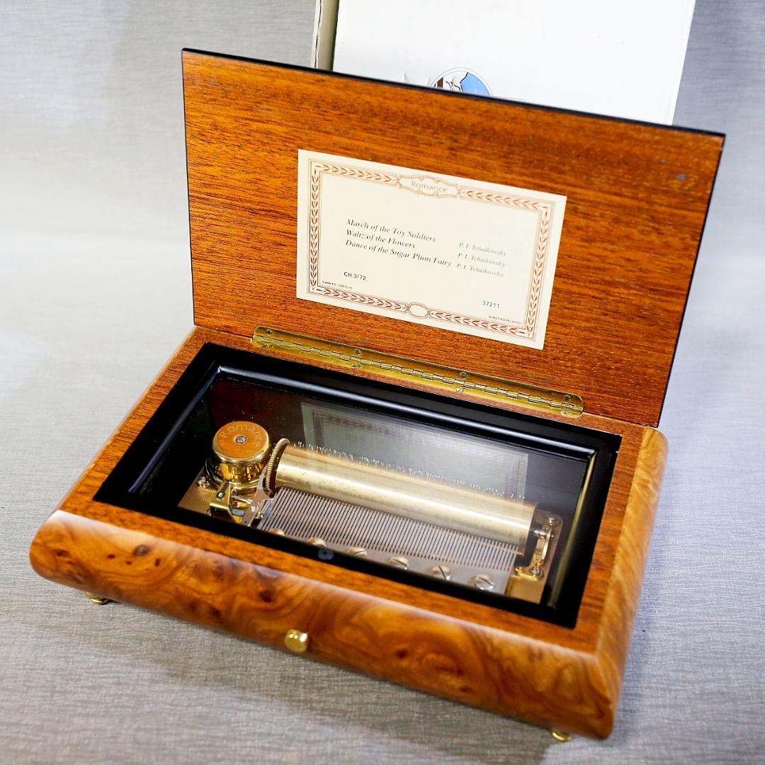 リュージュ 高級オルゴール ７２弁 チャイコフスキー ３曲