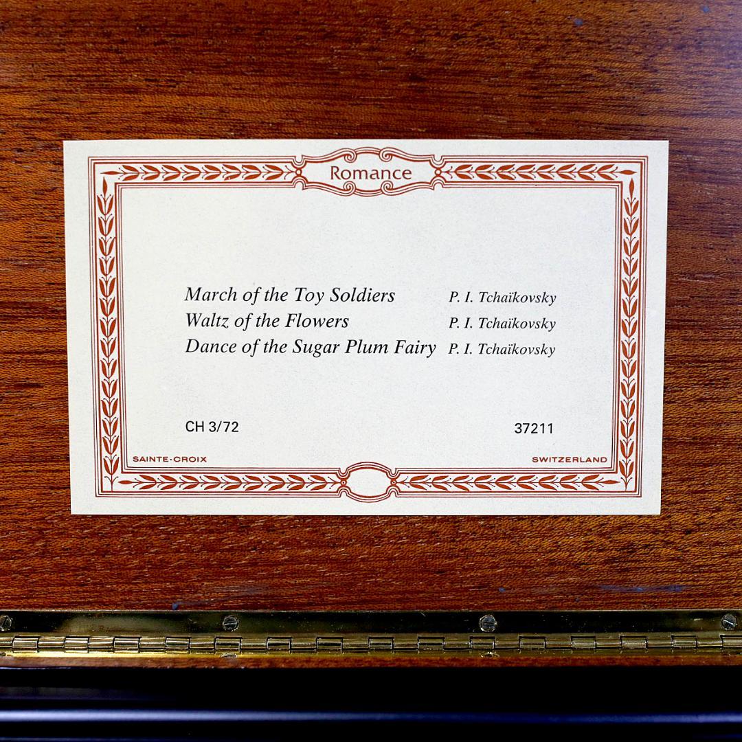 リュージュ 高級オルゴール ７２弁 チャイコフスキー ３曲