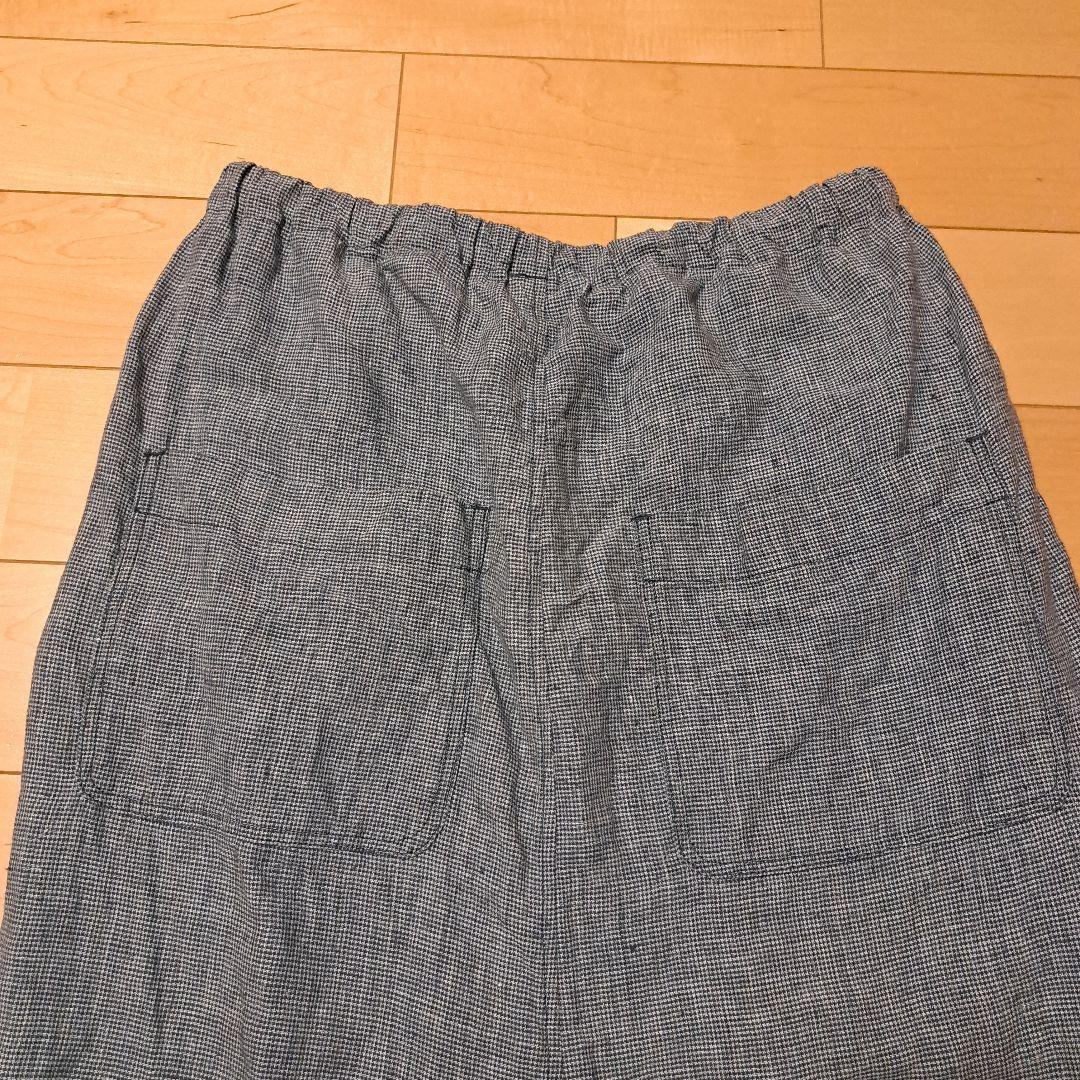 ARTS&SCIENCE チェックリネンパンツ