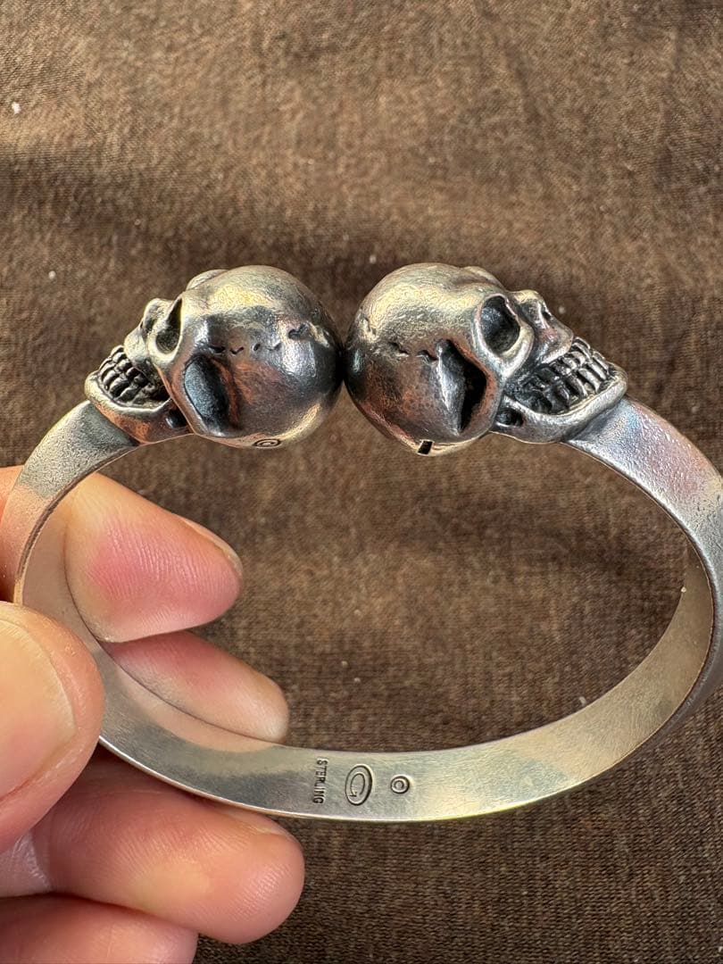 1267さん用★ GABOR gaboratory スカルトライアングルバングル