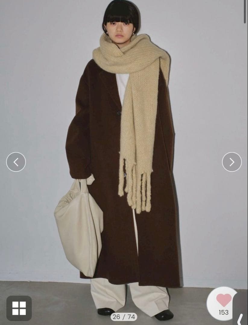 todayful トゥデイフル　wool over coat