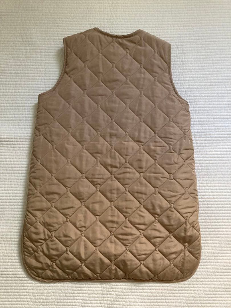 週末お値下げ☆未使用☆MIDIUMIキルティング リバーシブルベスト　ベージュ