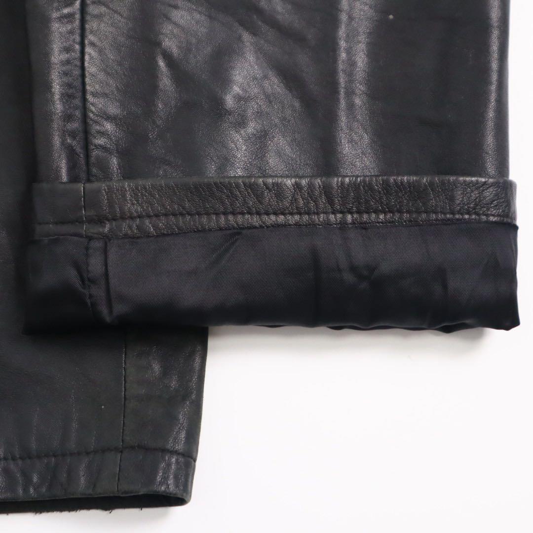 パンツ versace classic v2 archive leather pants