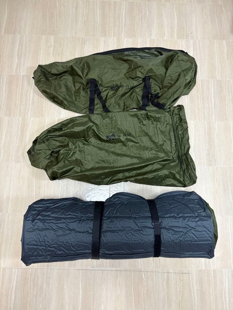 キャンプマット 10cm シングル WAQ RELAXING CAMP MAT