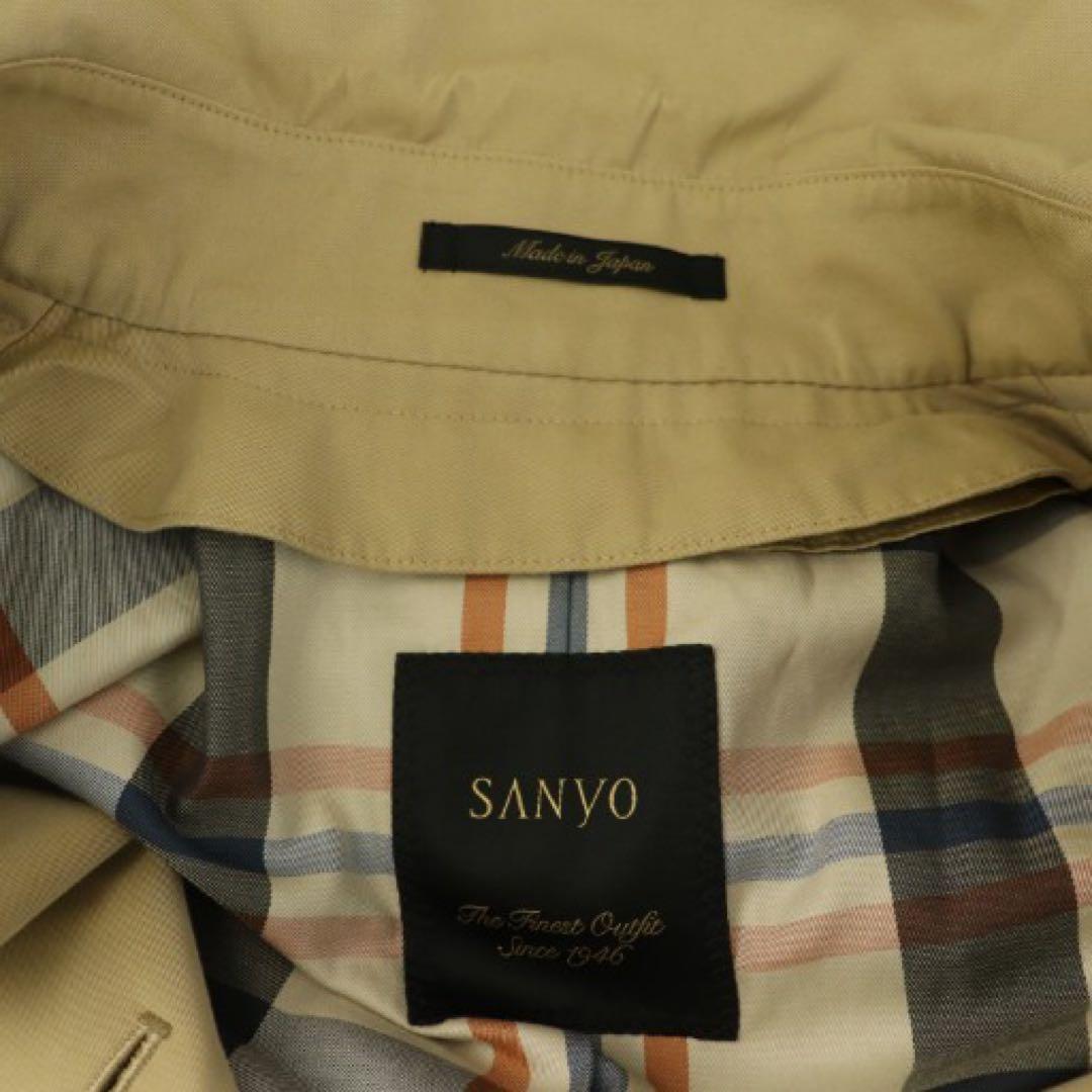 ✨極美品✨SANYO ベルト付トレンチコート ロング 100年コート　ベージュ