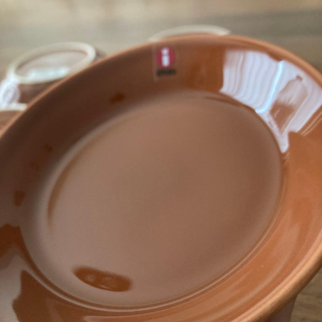 イッタラ ティーマスクエアプレート12㎝ヴィンテージブラウン　6枚