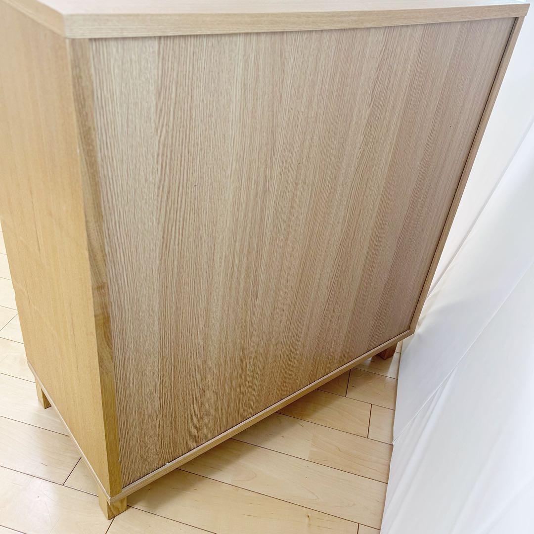 【ヤコ様】無印 MUJI チェスト４段 オーク材 極美品　良品計画　脚付き　突板