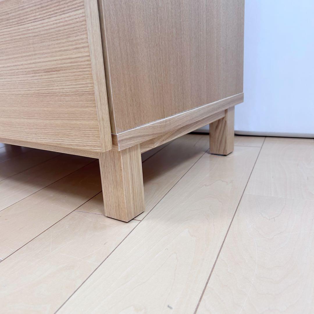 【ヤコ様】無印 MUJI チェスト４段 オーク材 極美品　良品計画　脚付き　突板