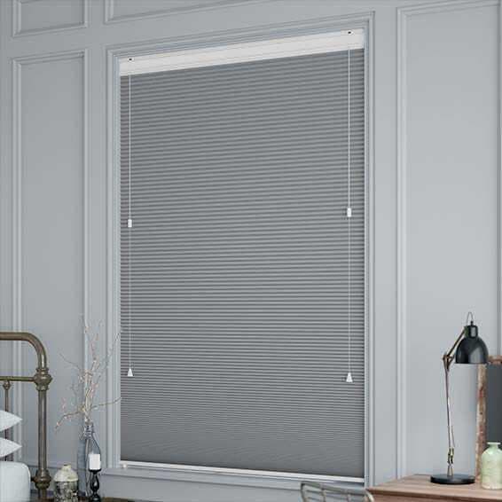 未使用　ハニカムシェード　ブルーグレー 160×200