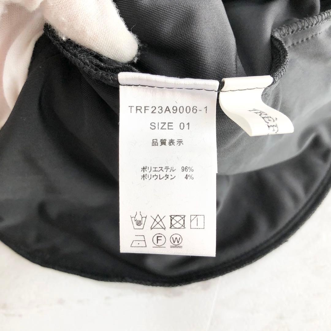 新品❤️完売サイズ　トレフルプラスワン　ベロアサロペット　オールインワン　黒