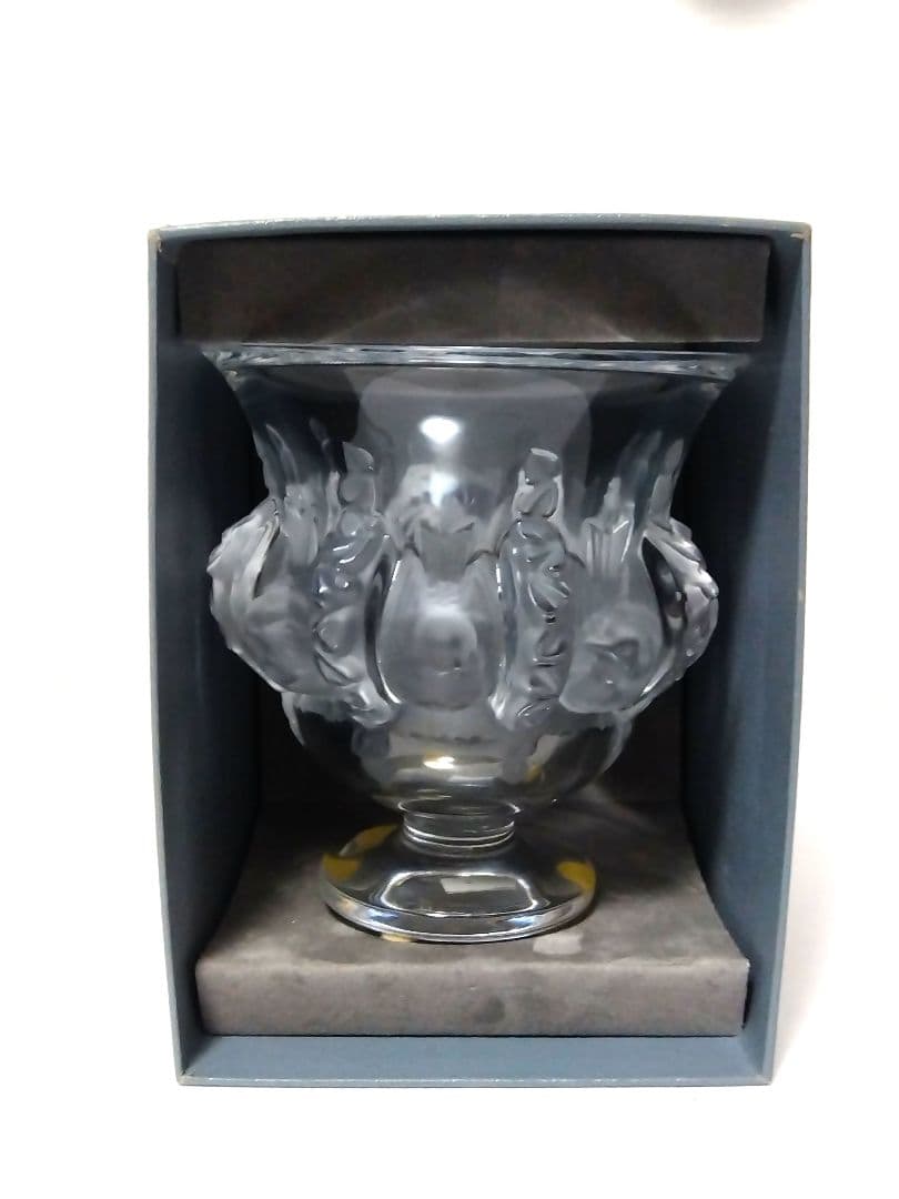 【未使用】LALIQUE ダンピエール ベース 花瓶 1223000