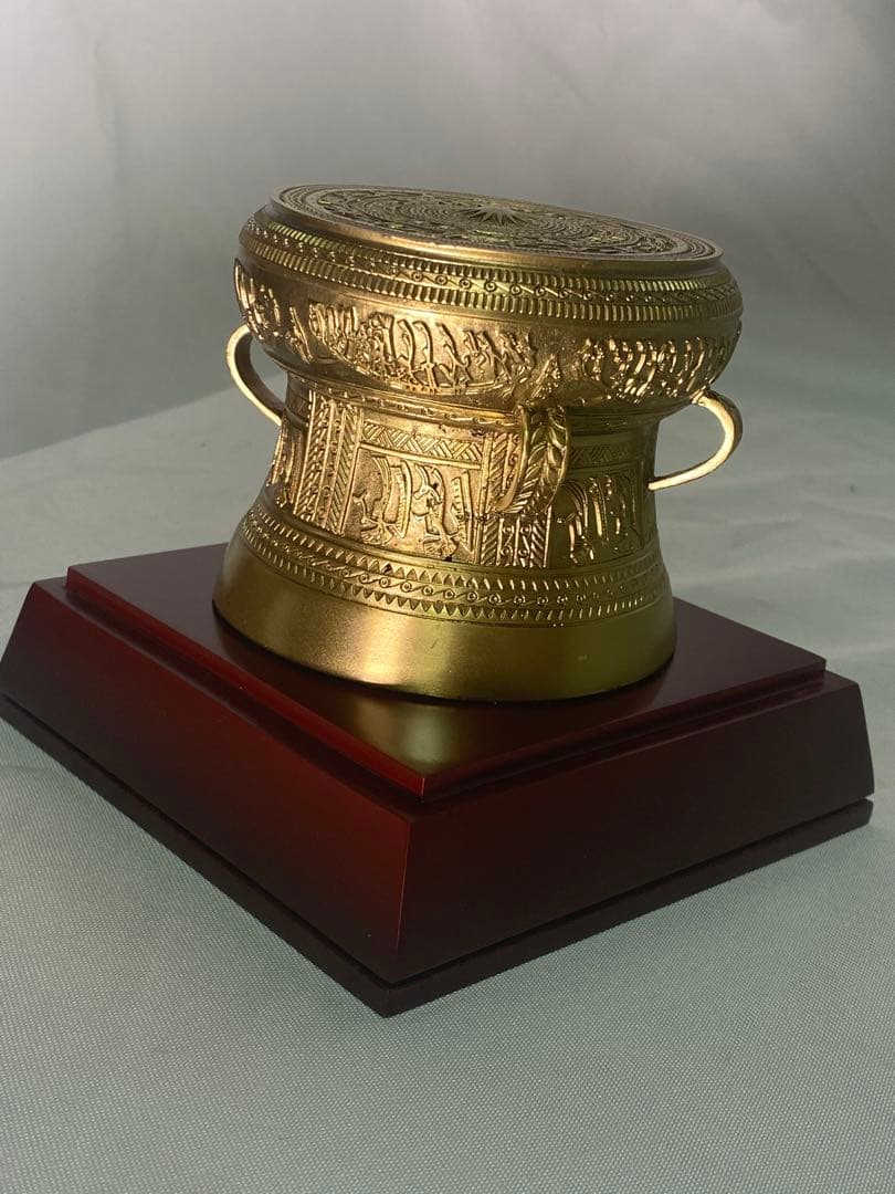 2521❣️ベトナム　ドンソンドラム　銅鼓　オブジェ