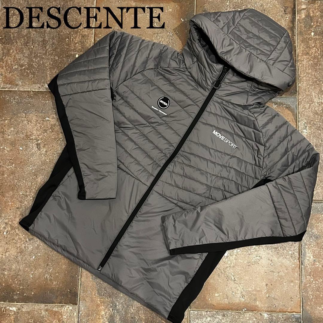 DESCENTE AERO CAPSULE ハイブリッドフーディー　グレー系