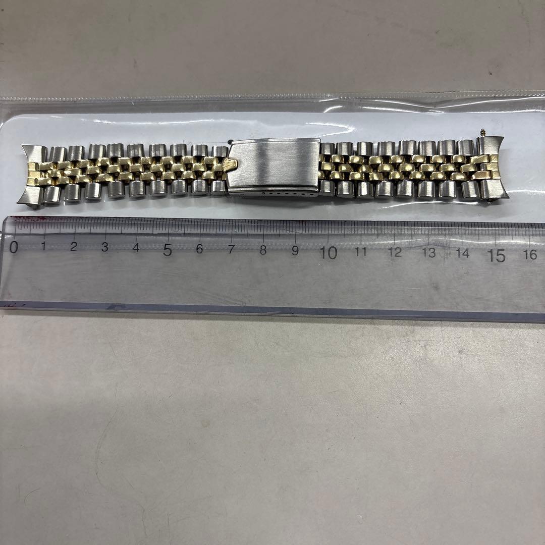 希少！ROLEX 【デベソ王冠】US ライスジュビリーブレス・コンビ20㎜純正品