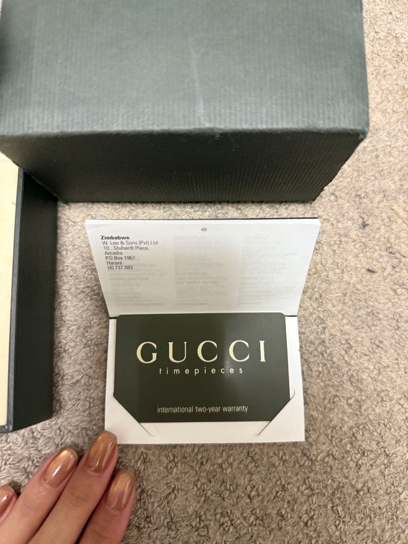 GUCCI グッチ QZ 5500L　レディース腕時計 中古美品です