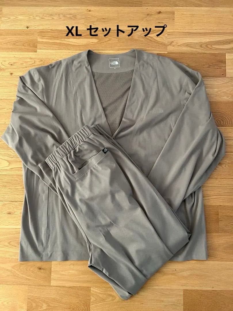THE NORTH FACE ベージュ　テックラウンジ　セットアップ　XL
