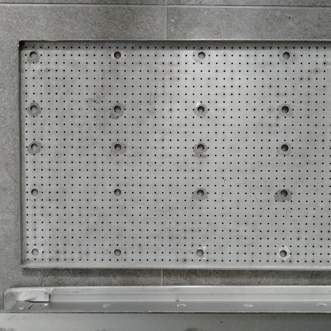 工業系　インダストリアル　アルミケース　6段セット　スタッキング　シルバー