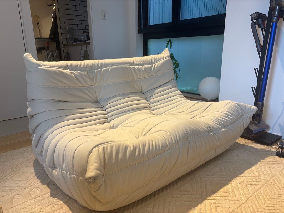 土日限定価格　リーンロゼ　トーゴ2P オフホワイト