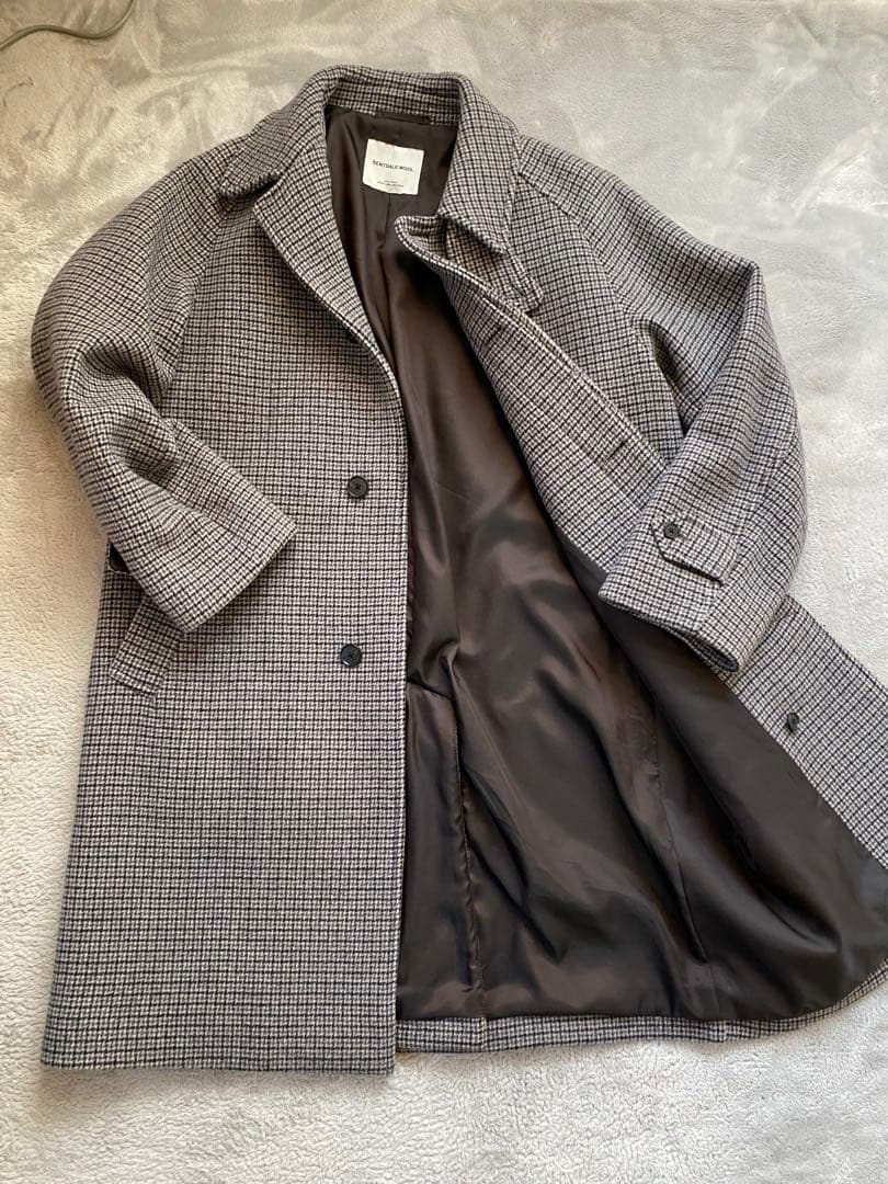 グリーンレーベルリラクシング　SENTDALE WOOL ステンカラーコート