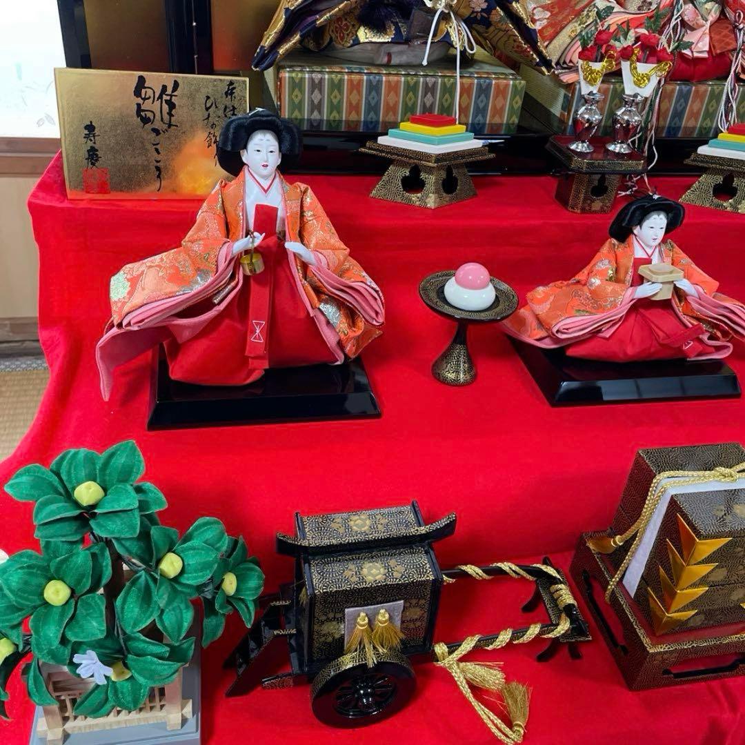 [送料込み]高級は雛人形3段