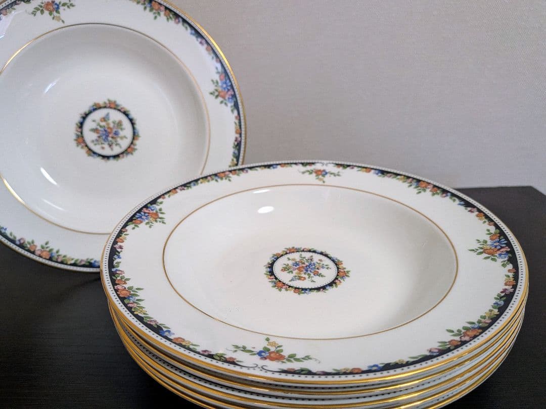 ウエッジウッド　オズボーン　スープ皿　20.2cm 6枚　新品未使用