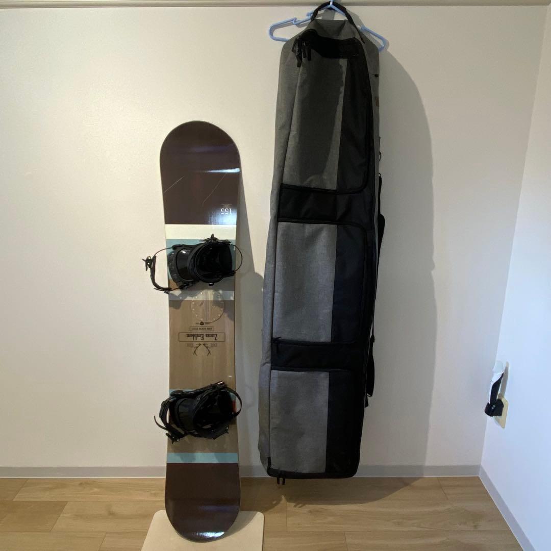 スノーボード ビンディング・ボードカバー付き