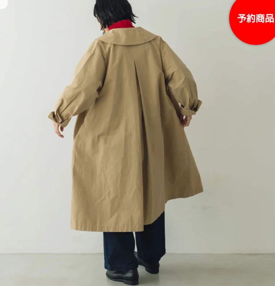 くらすこと +to クラシカルなコットンナイロンコート　新品