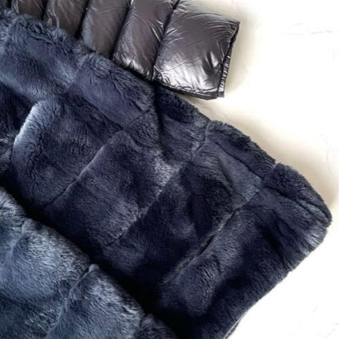 J-white 三京商会 高級レッキスファー＆ダウンコート 定価143,000円